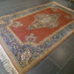 Königlicher Palastteppich Handgeknüpfter Perser Kirman Orientteppich 300x180cm