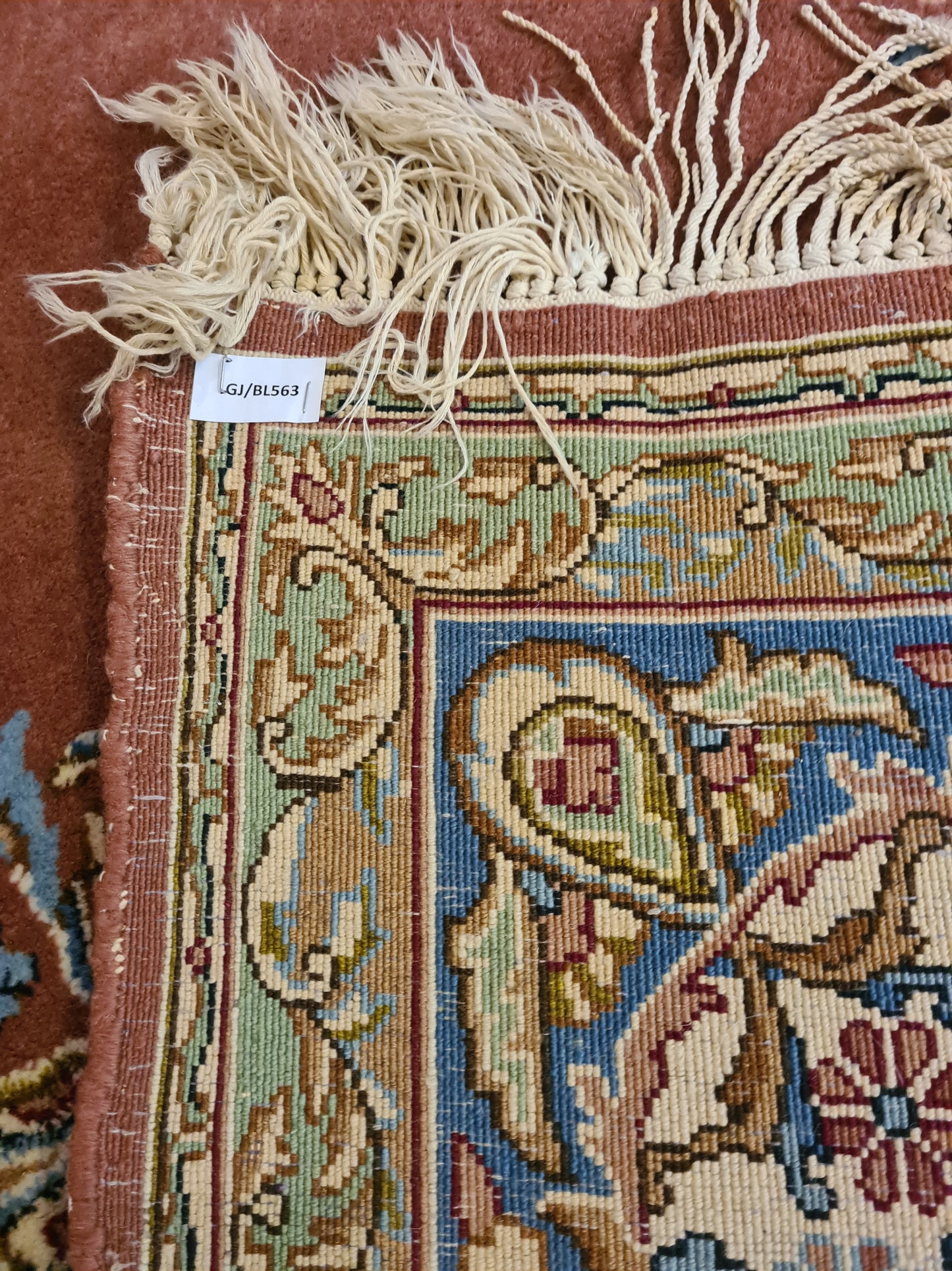 Königlicher Palastteppich Handgeknüpfter Perser Kirman Orientteppich 300x180cm