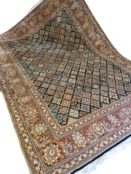 Königlicher Palastteppich Handgeknüpfter Keshan Orientteppich 341x254cm
