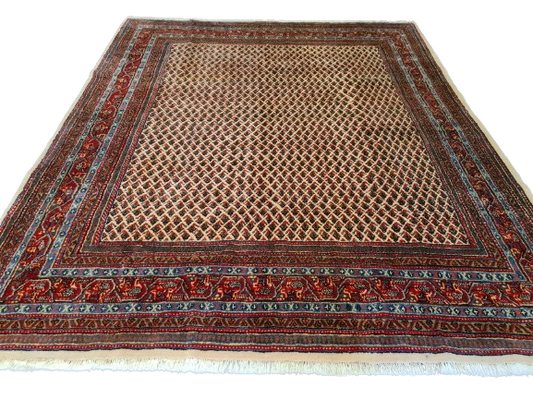 Königlicher Palastteppich - Handgeknüpfter Perser Sarough Mir Orientteppich 257x224cm