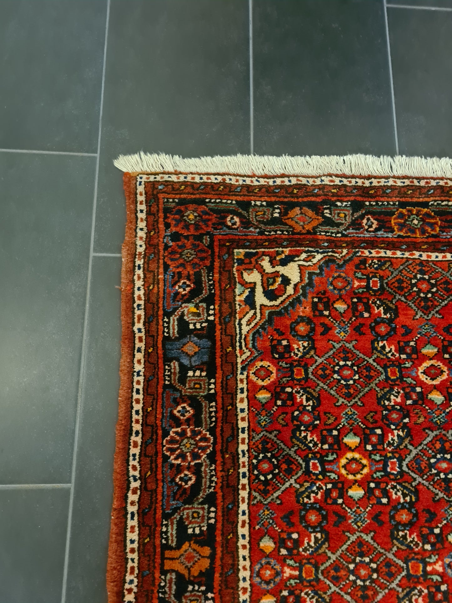 Antiker Handgeknüpfter Malaya Perser Palastteppich Eleganz aus dem Orient 410x110cm