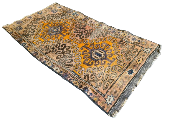 Antiker Handgeknüpfter Belutsch Orientteppich Sammlerstück 100x50cm