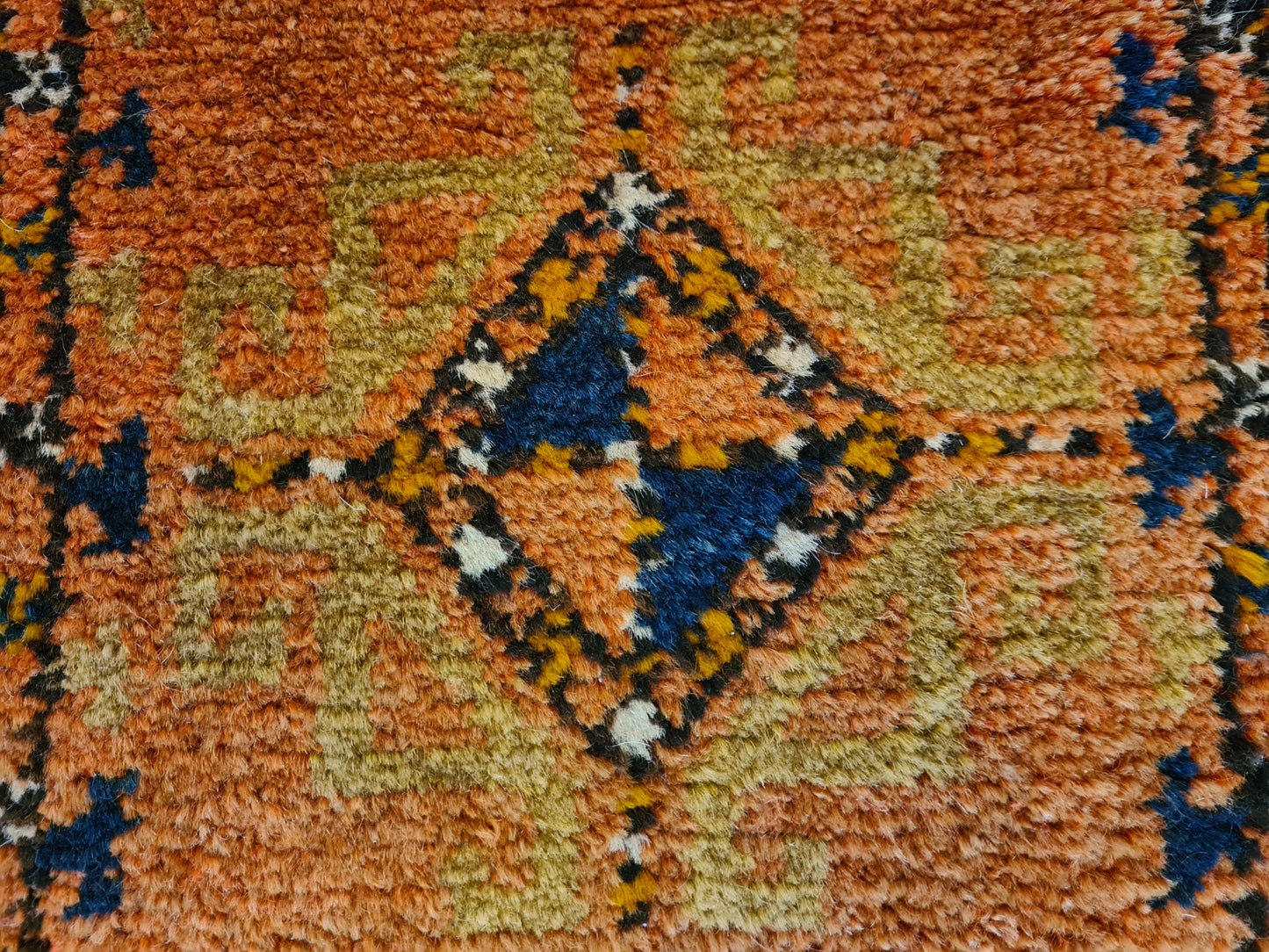 Antiker Handgeknüpfter Esari Orientteppich Sammlerstück aus dem Orient 90x39cm