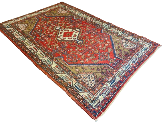 Antiker Handgeknüpfter Perser Malaya Orientteppich Meisterwerk der Tradition 172x111cm