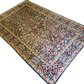 Hochwertiger Feiner Perser Kirman Teppich Handgeknüpfter Bilderteppich 241x151cm