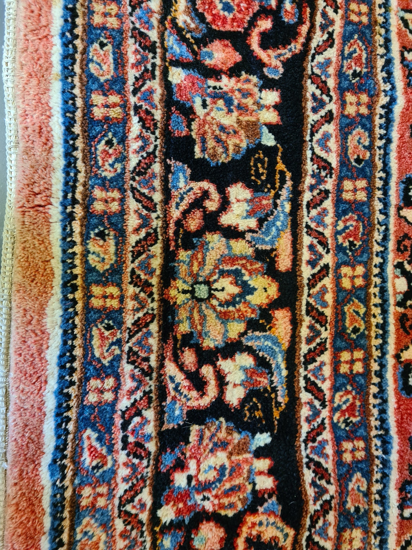 Königlicher Handgeknüpfter Sarough Perser Orientteppich Handwerkskunst 240x196cm