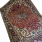 Antiker Königlicher Palastteppich - Handgeknüpfter Persischer Heris Orientteppich 317x210cm