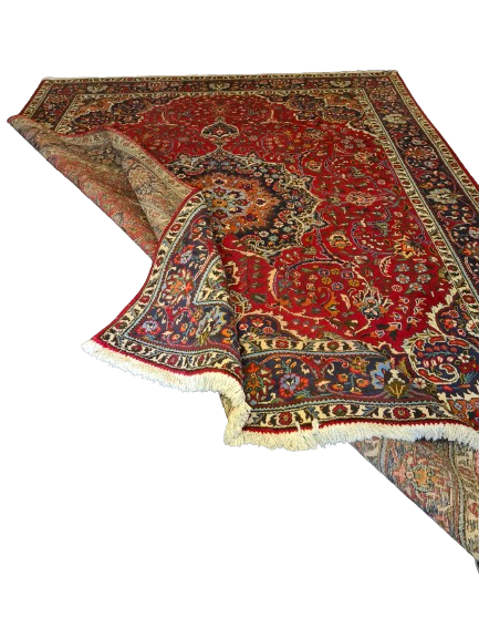 Handgeknüpfter Perser Jugendstil Teppich Täbris 405x293cm
