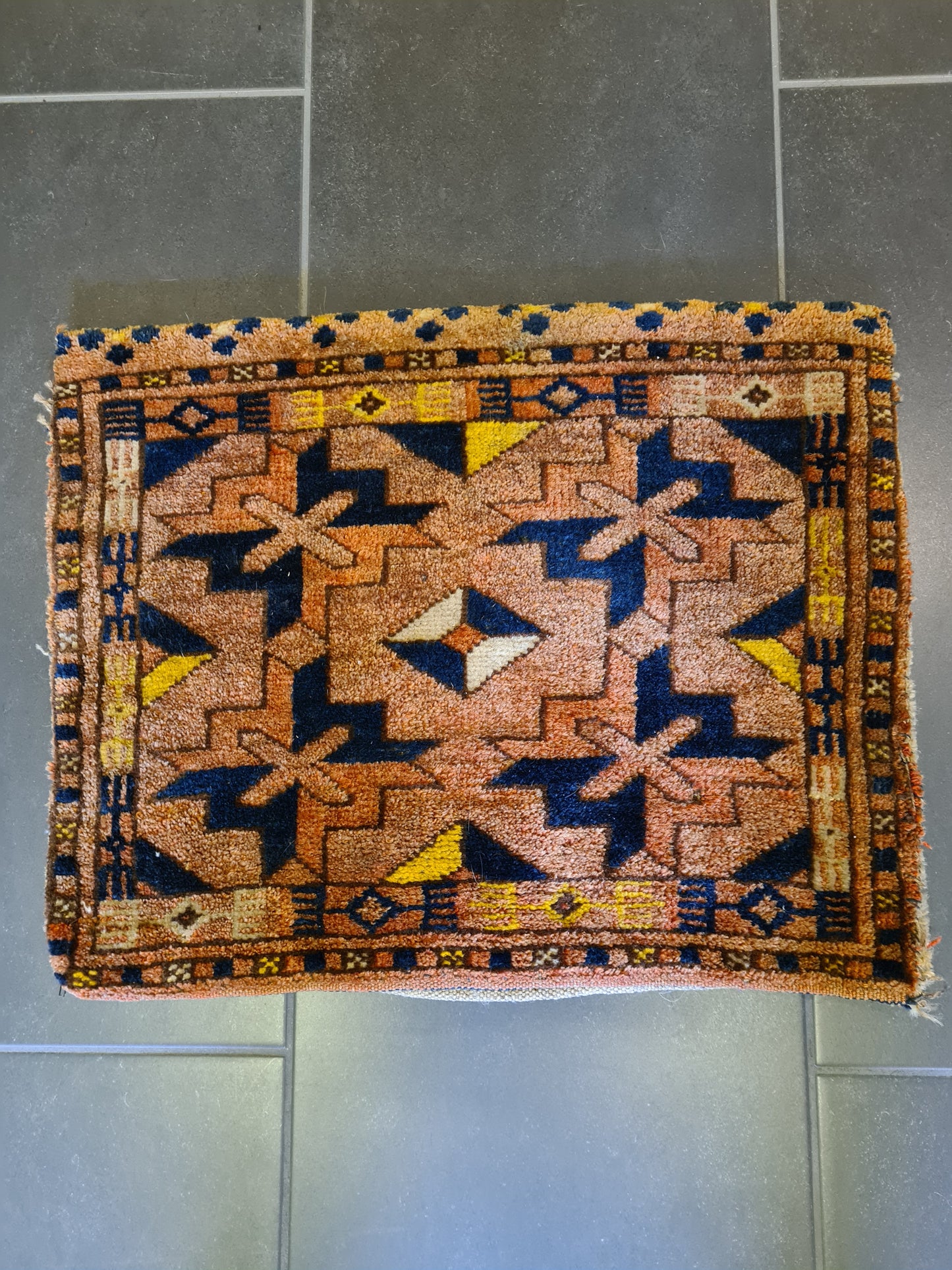 Antiker Handgeknüpfter Perser Orientteppich Sammlerstück 41x53cm