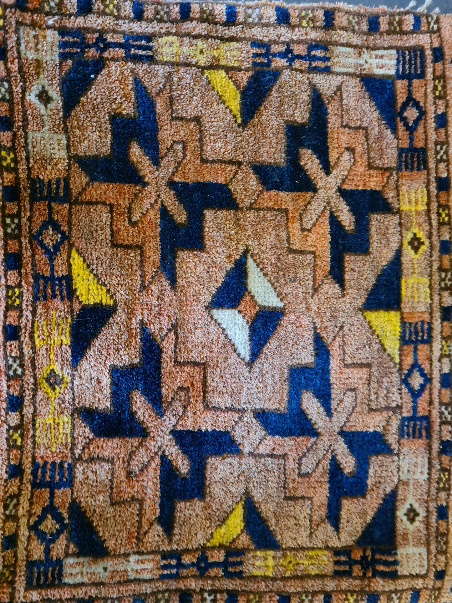 Antiker Handgeknüpfter Perser Orientteppich Sammlerstück 41x53cm