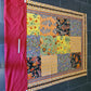 Wandbehang Indien Handgefertigtes Stoffgemälde 205x138cm