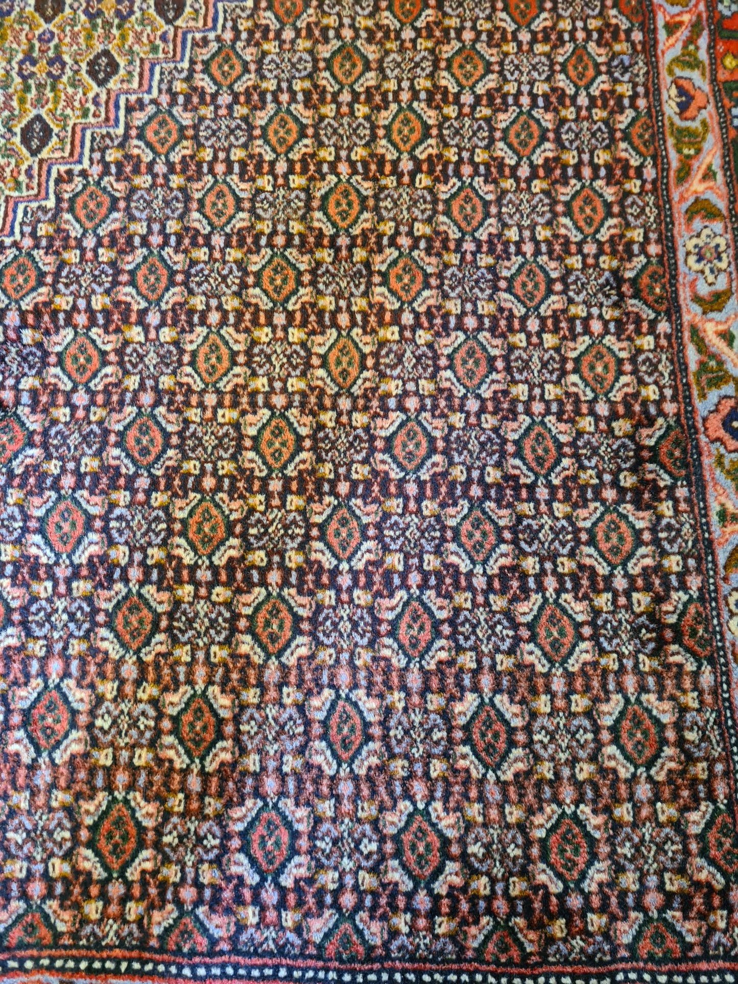 Handgeknüpfter Perser Bidjar Orientteppich 316x214cm