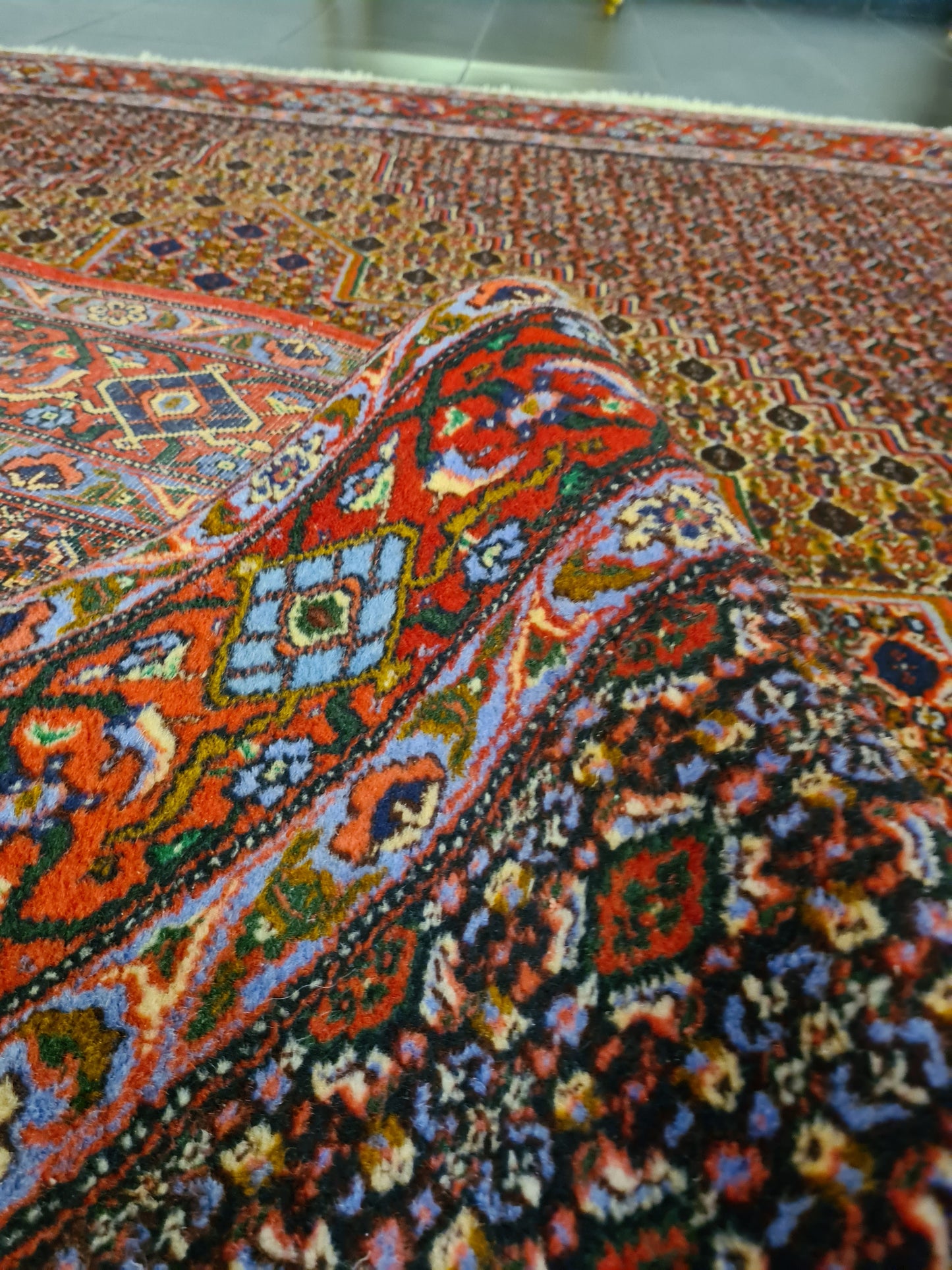 Handgeknüpfter Perser Bidjar Orientteppich 316x214cm