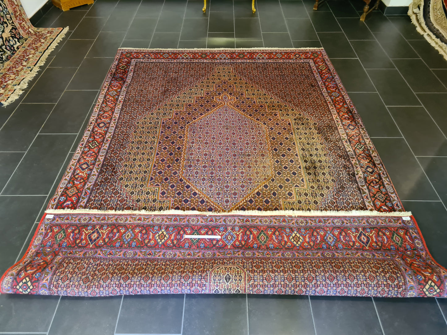 Handgeknüpfter Perser Bidjar Orientteppich 316x214cm