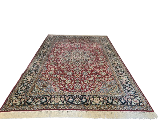 Prachtvoller Feiner Perser Kirman Orientteppich Handgeknüpft 269x179cm