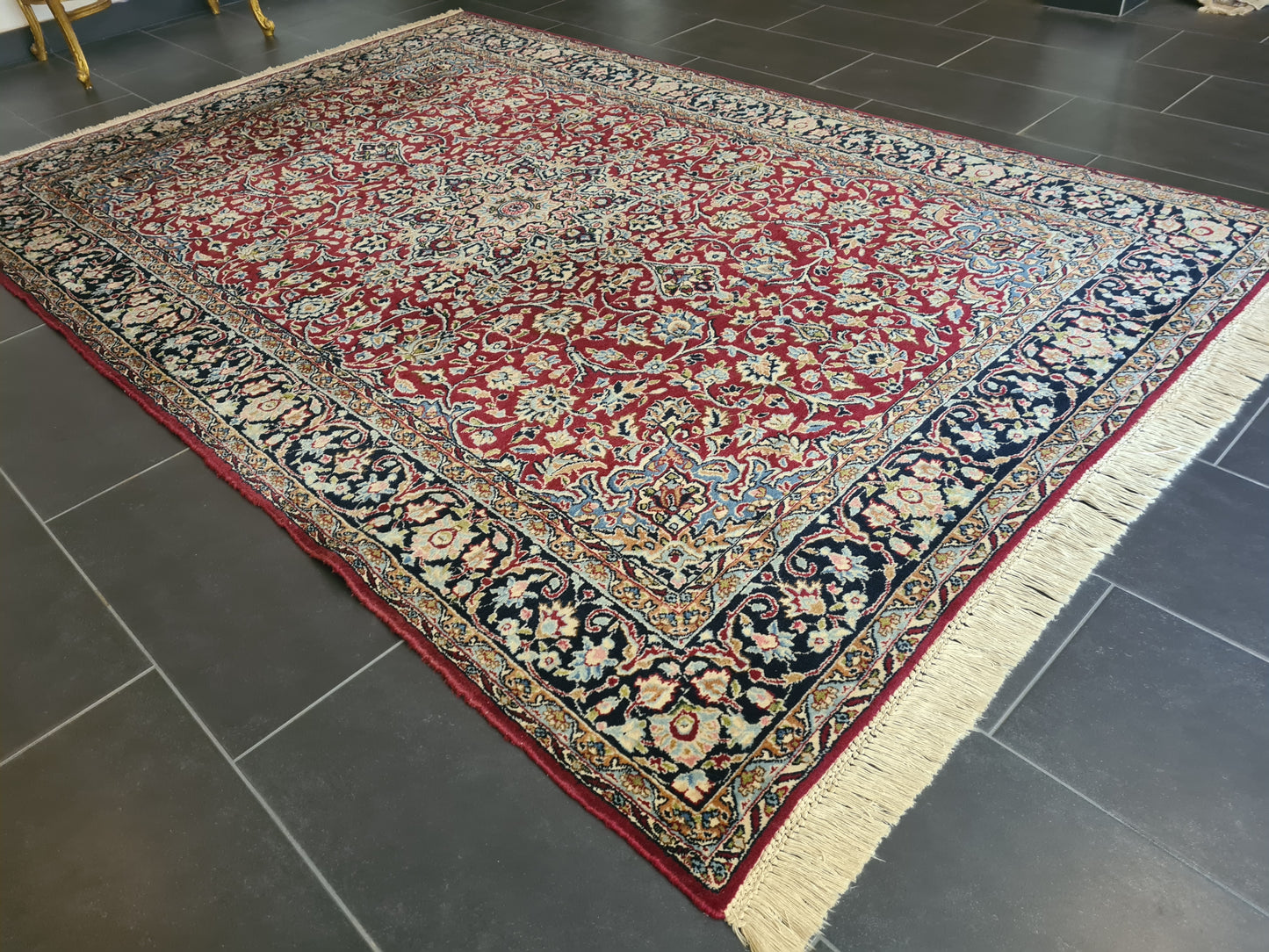 Prachtvoller Feiner Perser Kirman Orientteppich Handgeknüpft 269x179cm