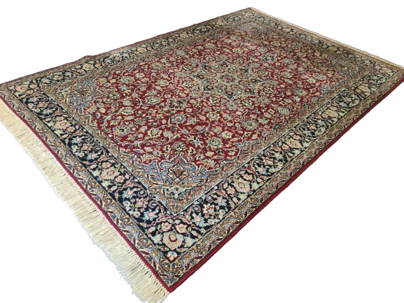 Prachtvoller Feiner Perser Kirman Orientteppich Handgeknüpft 269x179cm