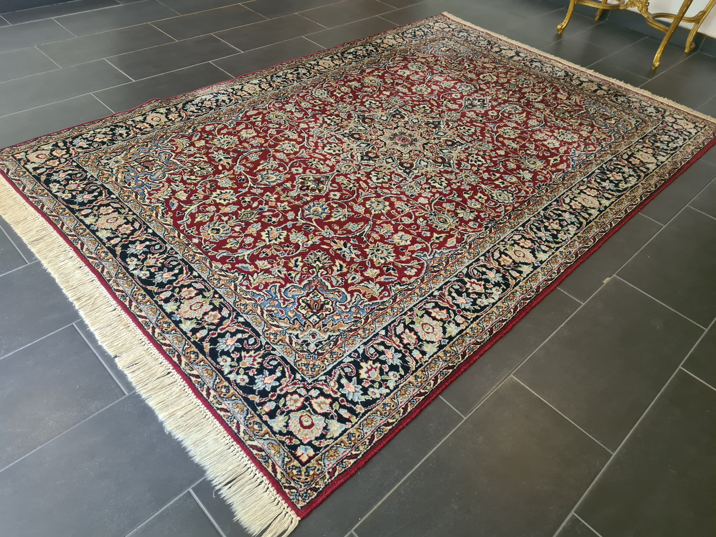 Prachtvoller Feiner Perser Kirman Orientteppich Handgeknüpft 269x179cm