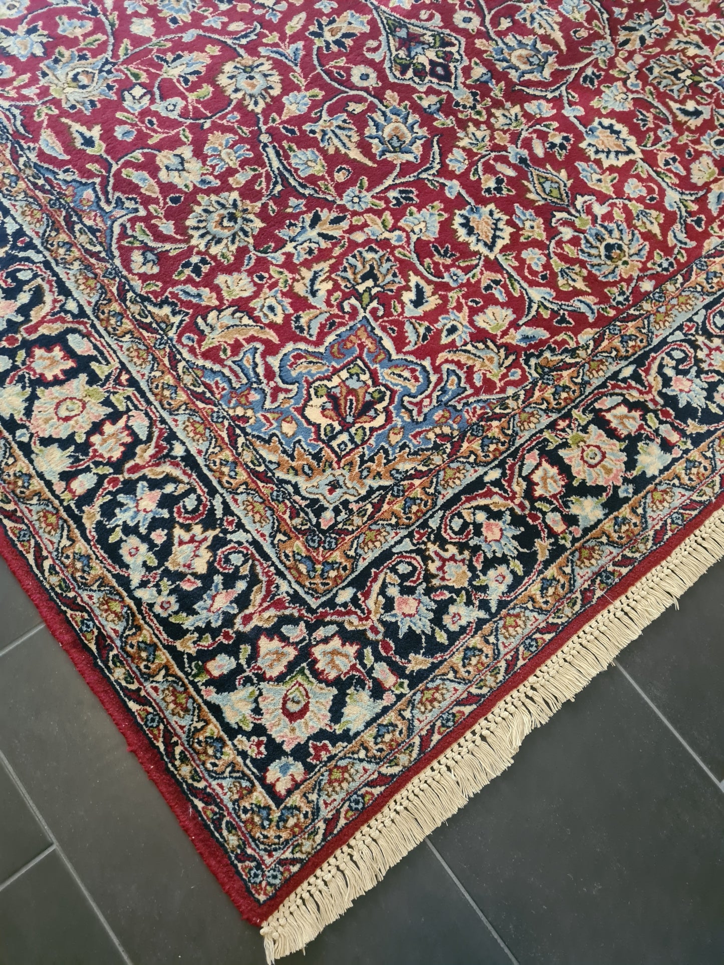 Prachtvoller Feiner Perser Kirman Orientteppich Handgeknüpft 269x179cm