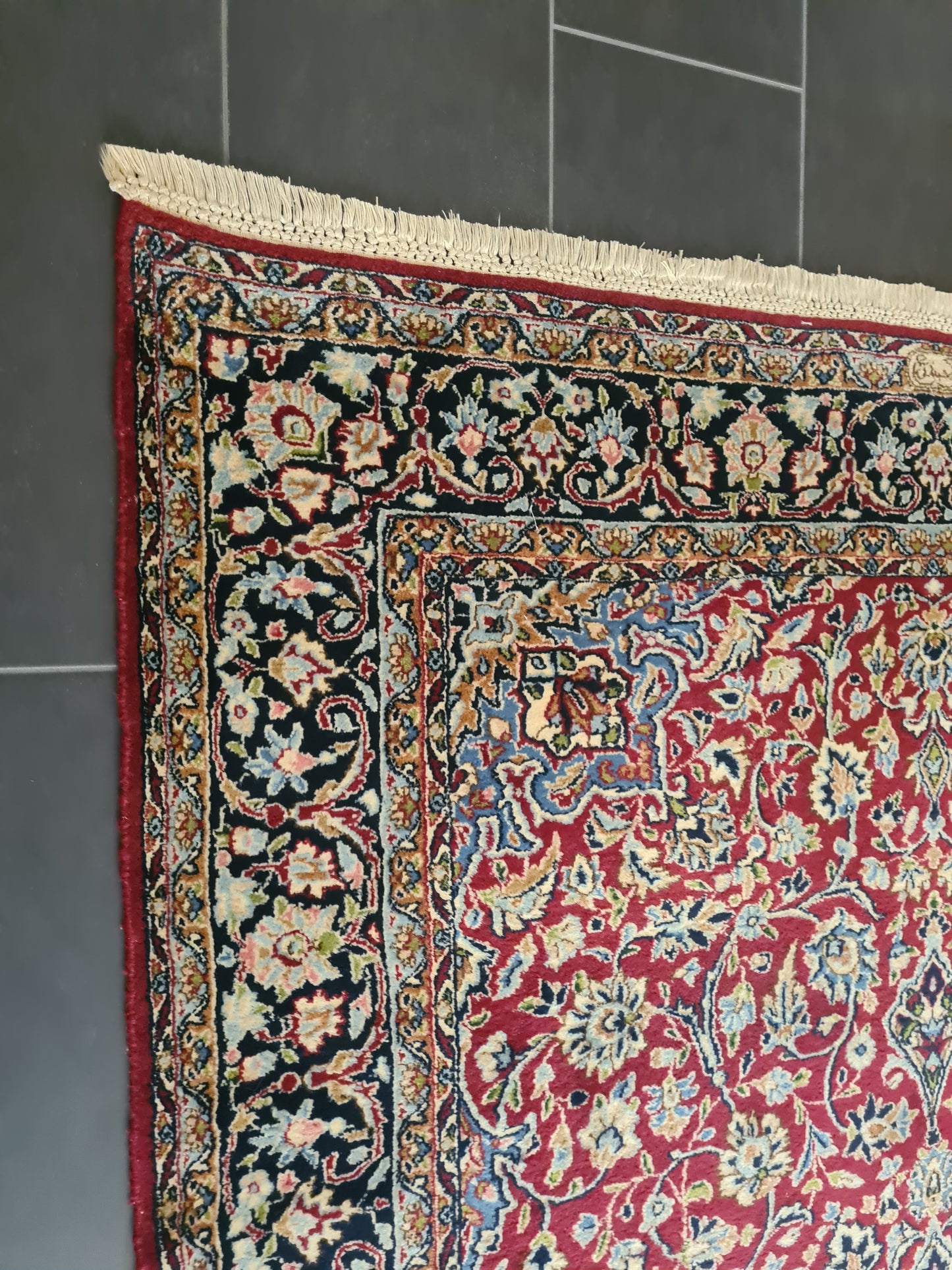 Prachtvoller Feiner Perser Kirman Orientteppich Handgeknüpft 269x179cm