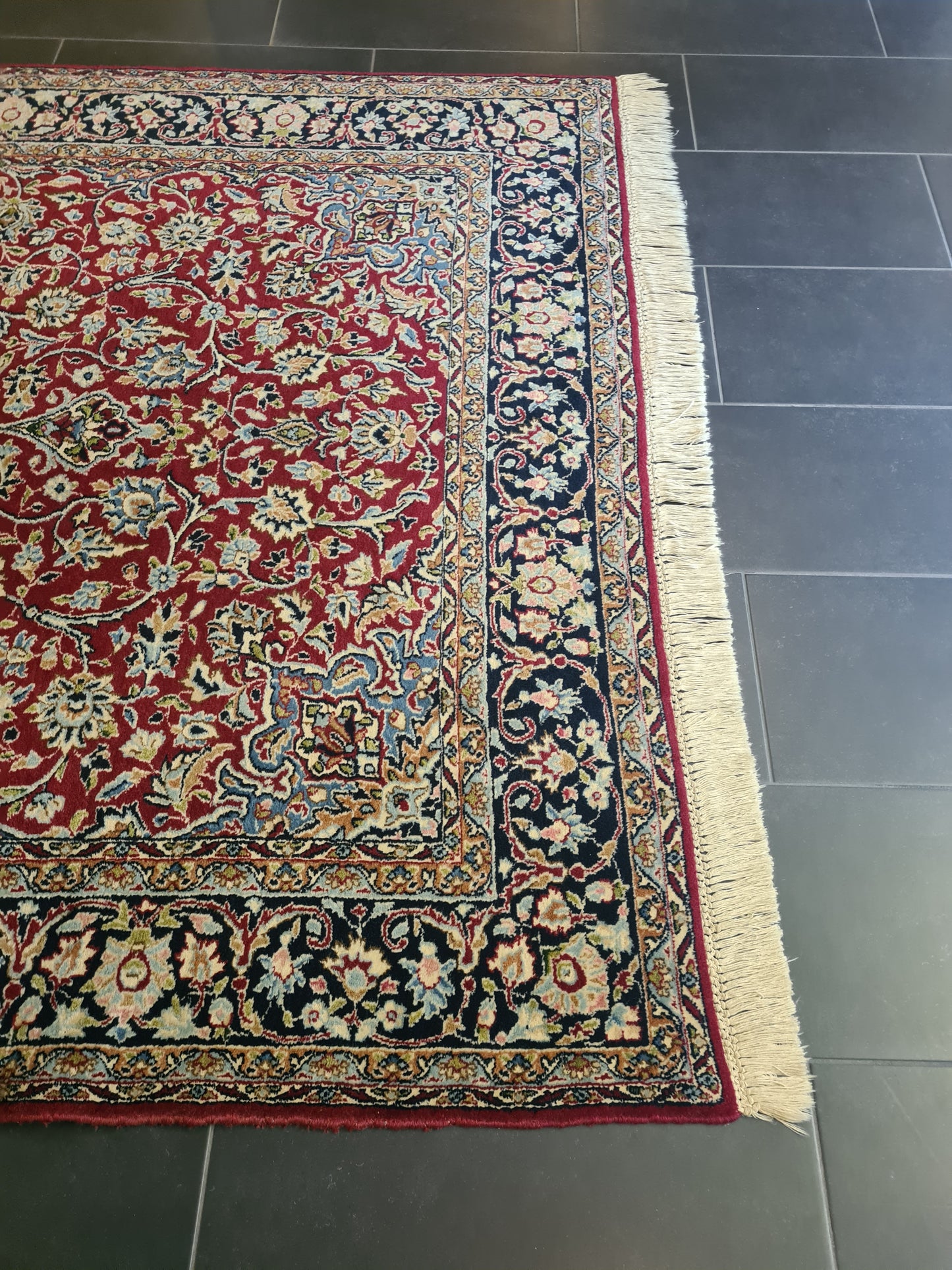 Prachtvoller Feiner Perser Kirman Orientteppich Handgeknüpft 269x179cm