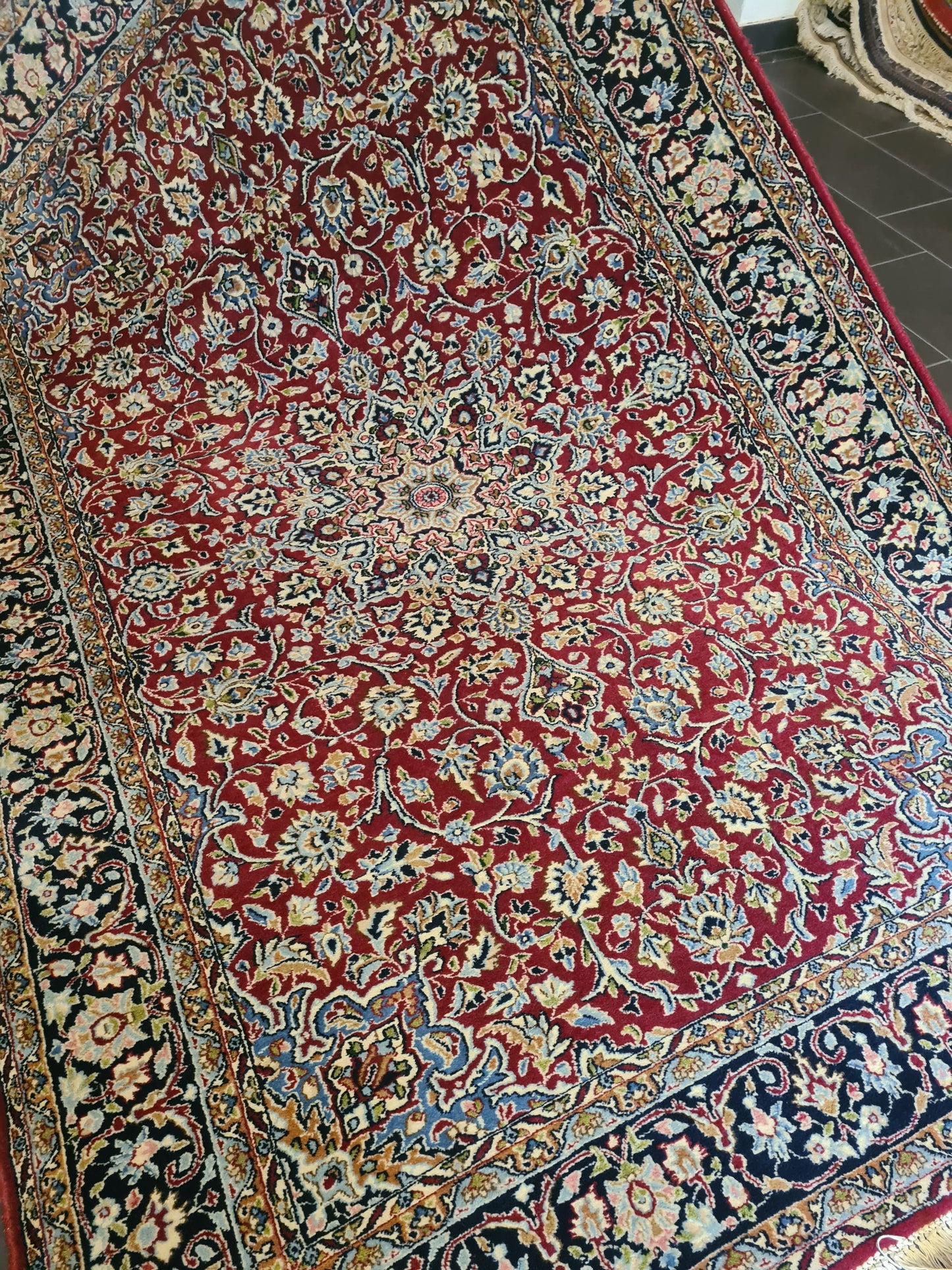 Prachtvoller Feiner Perser Kirman Orientteppich Handgeknüpft 269x179cm