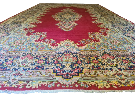 Perser Kirman Palast Teppich Handgeknüpft 507x297cm