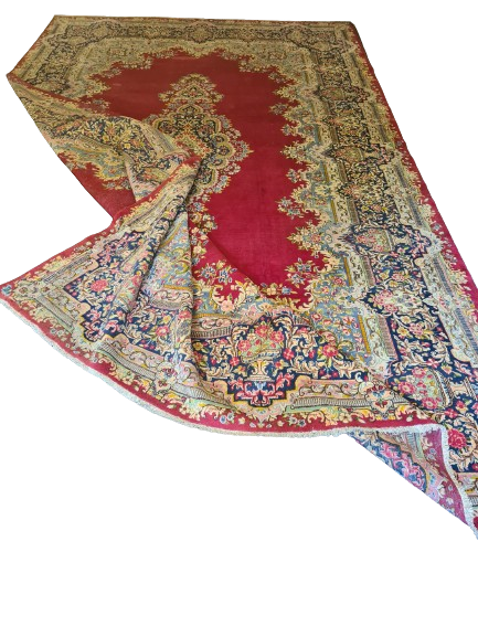 Perser Kirman Palast Teppich Handgeknüpft 507x297cm