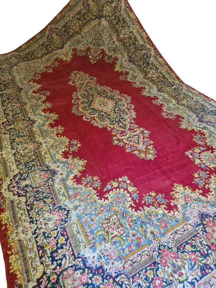 Perser Kirman Palast Teppich Handgeknüpft 507x297cm