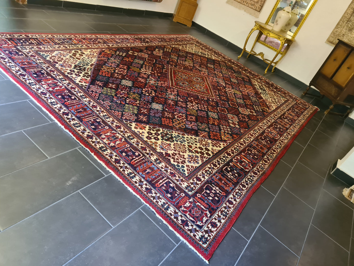 Perser Keshan Teppich Orientteppich 390x280cm