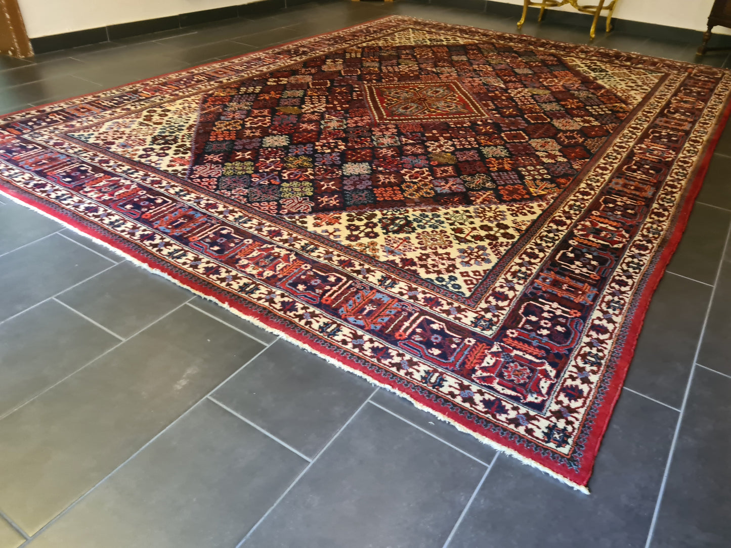 Perser Keshan Teppich Orientteppich 390x280cm