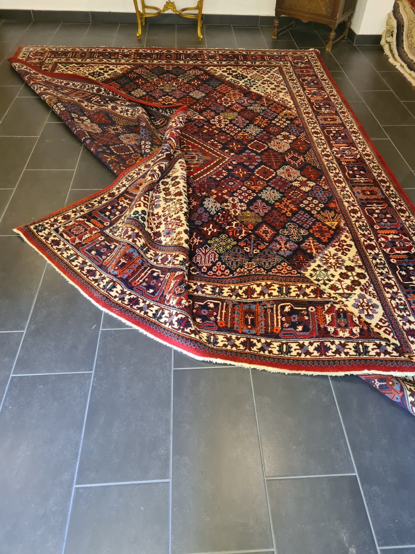 Perser Keshan Teppich Orientteppich 390x280cm