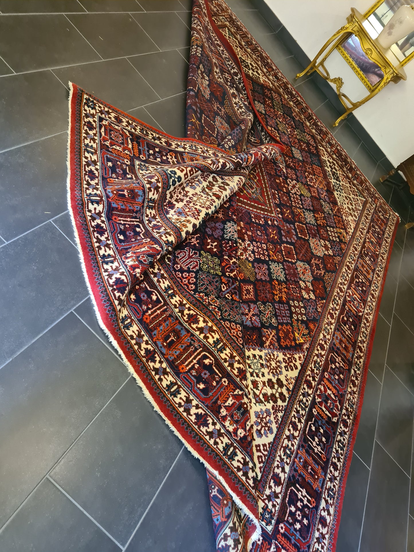 Perser Keshan Teppich Orientteppich 390x280cm