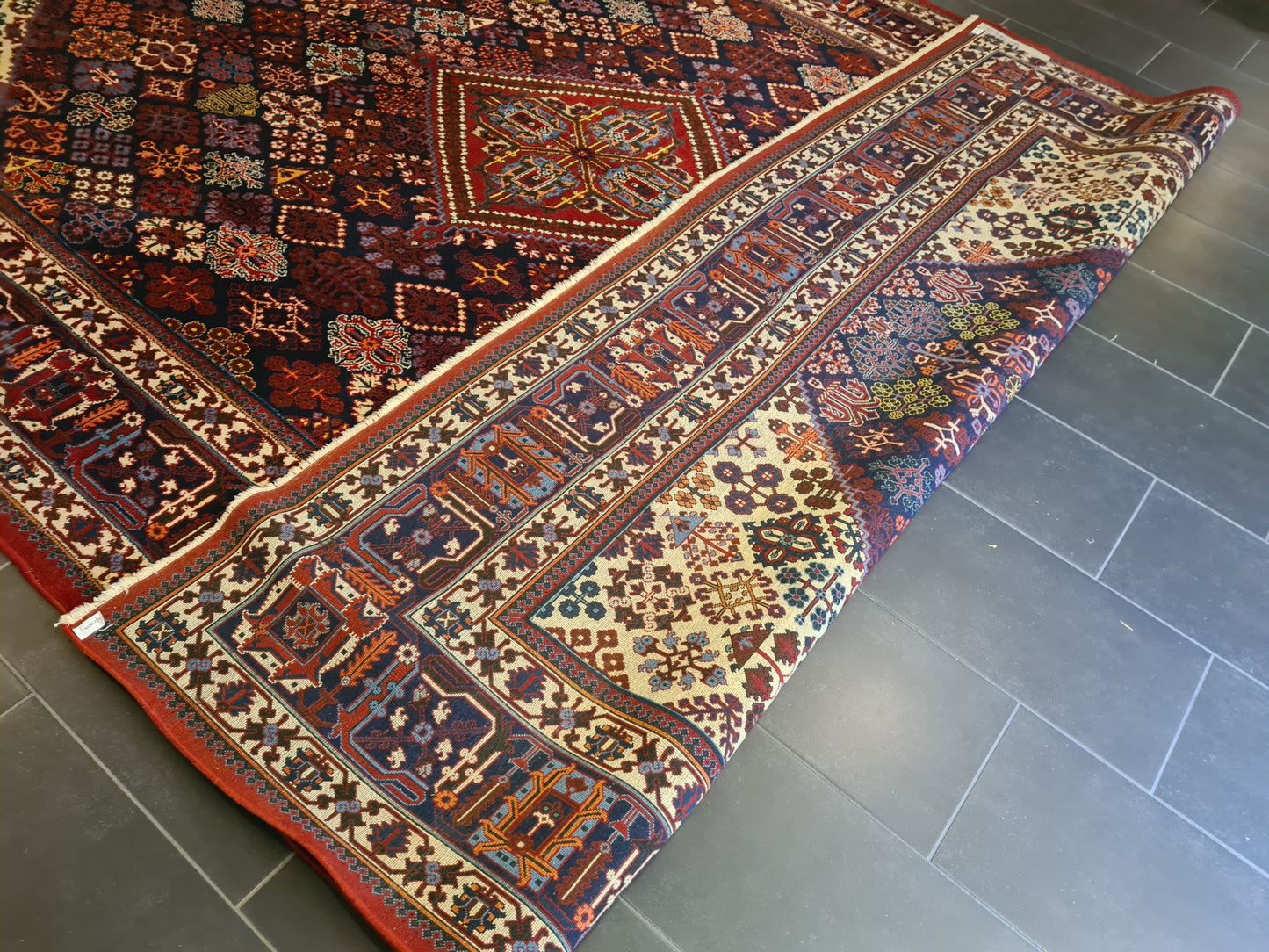 Perser Keshan Teppich Orientteppich 390x280cm