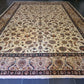 Perser Isfahan Teppich Handgeknüpfter Seidenteppich 351x242cm