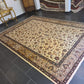 Perser Isfahan Teppich Handgeknüpfter Seidenteppich 351x242cm