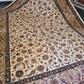 Perser Isfahan Teppich Handgeknüpfter Seidenteppich 351x242cm