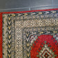 Feiner handgeknüpfter Perser Teppich Buchara Jomut Orientteppich 130x78 cm