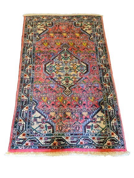 Antiker Feiner Handgeknüpfter Perser Teppich Malaya Orientteppich 130x79cm