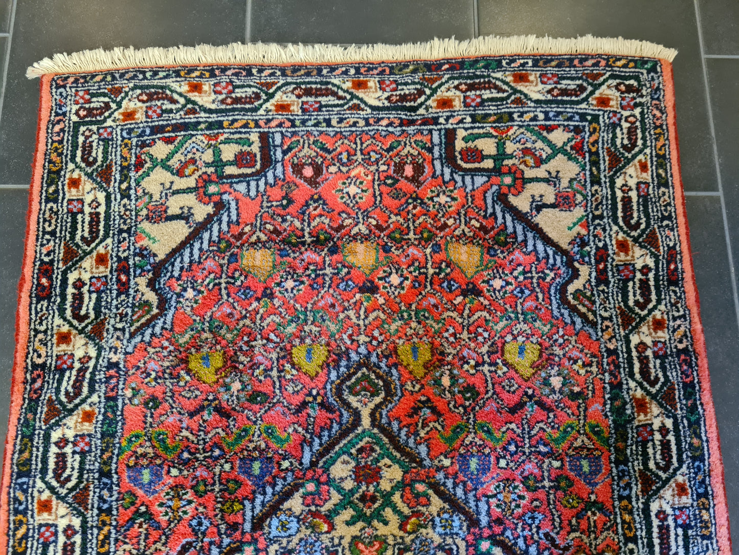 Antiker Feiner Handgeknüpfter Perser Teppich Malaya Orientteppich 130x79cm