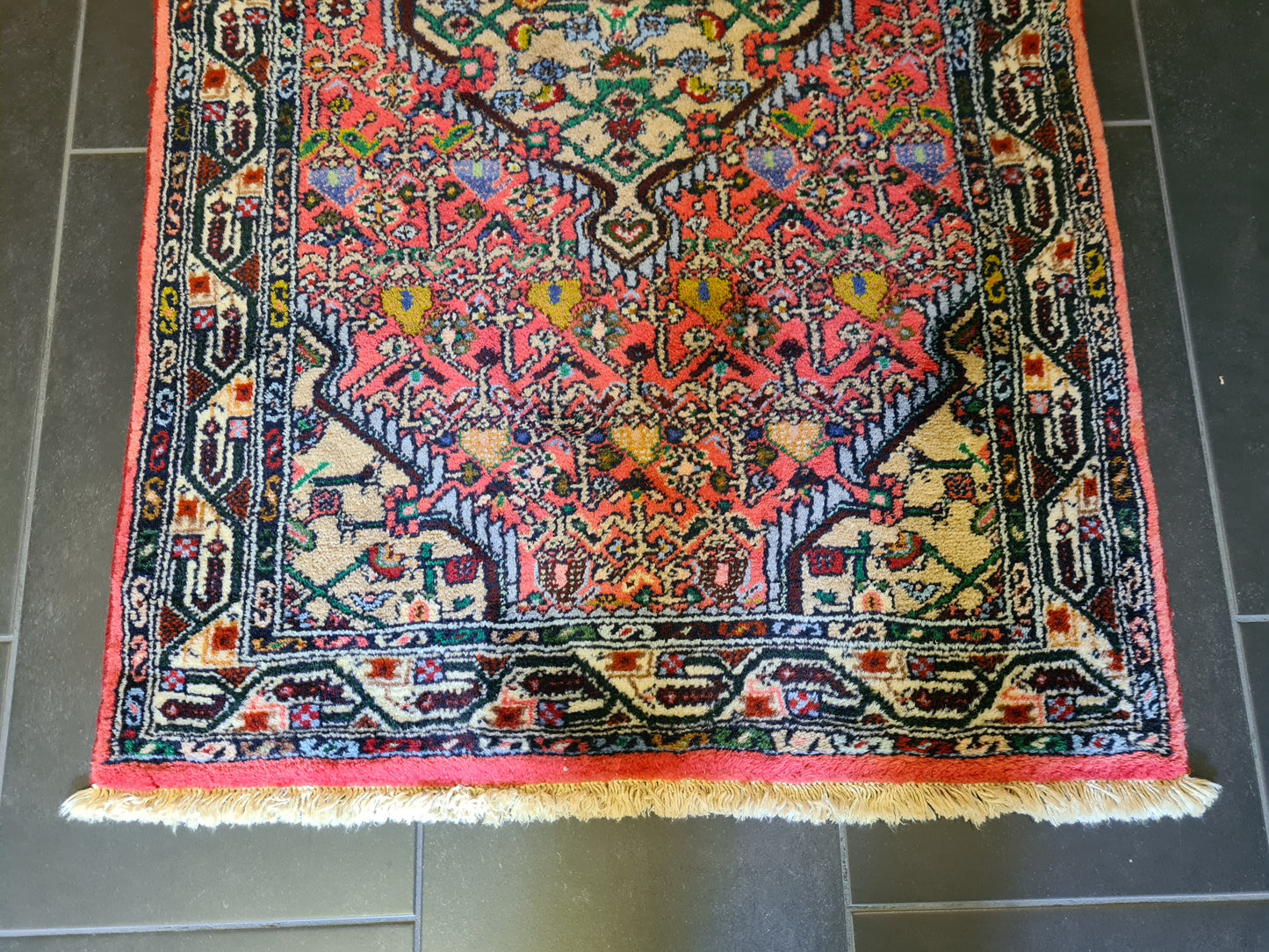 Antiker Feiner Handgeknüpfter Perser Teppich Malaya Orientteppich 130x79cm