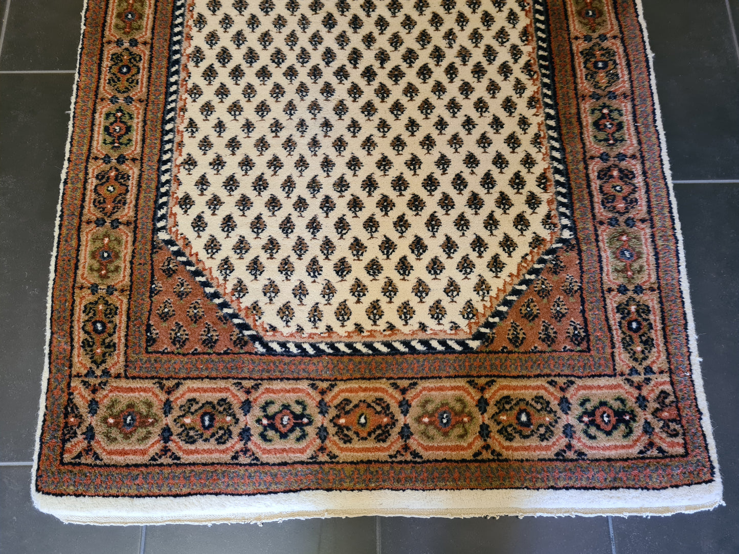 Feiner handgeknüpfter Perser Teppich Orientteppich Sarough 164x93cm