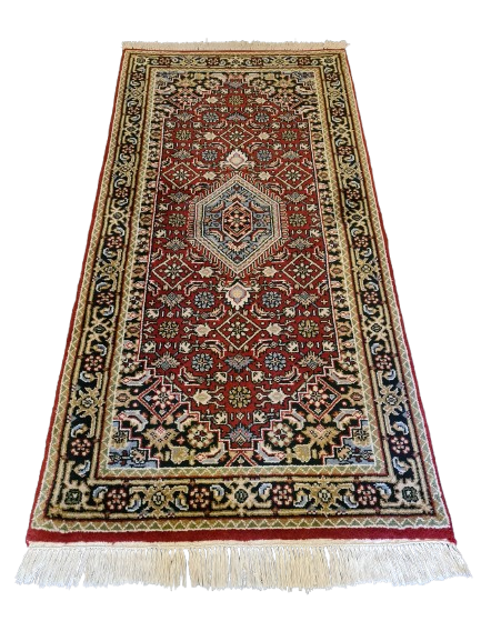 Feiner Handgeknüpfter Perser Teppich Bidjar Orientteppich 150x73cm