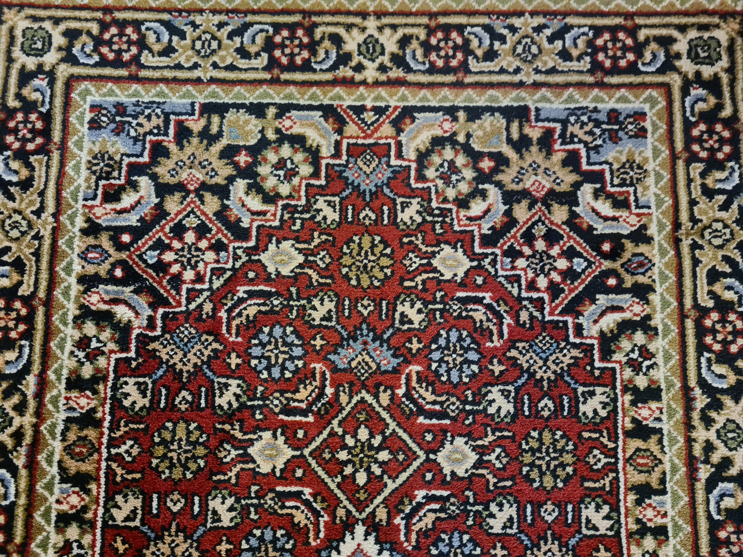 Feiner Handgeknüpfter Perser Teppich Bidjar Orientteppich 150x73cm