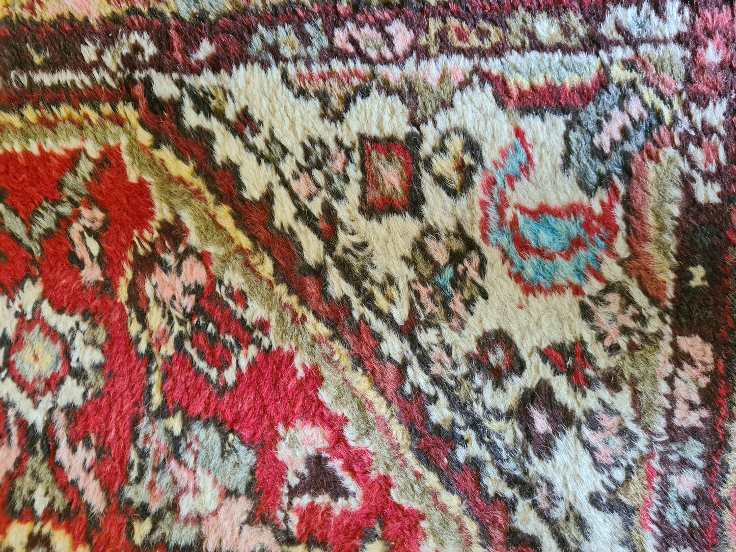 Antiker Handgeknüpfter Perserteppich Orientteppich Malaya 138x75cm