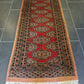 Feiner Handgeknüpfter Perser Teppich Buchara Jomut Orientteppich 174x64cm