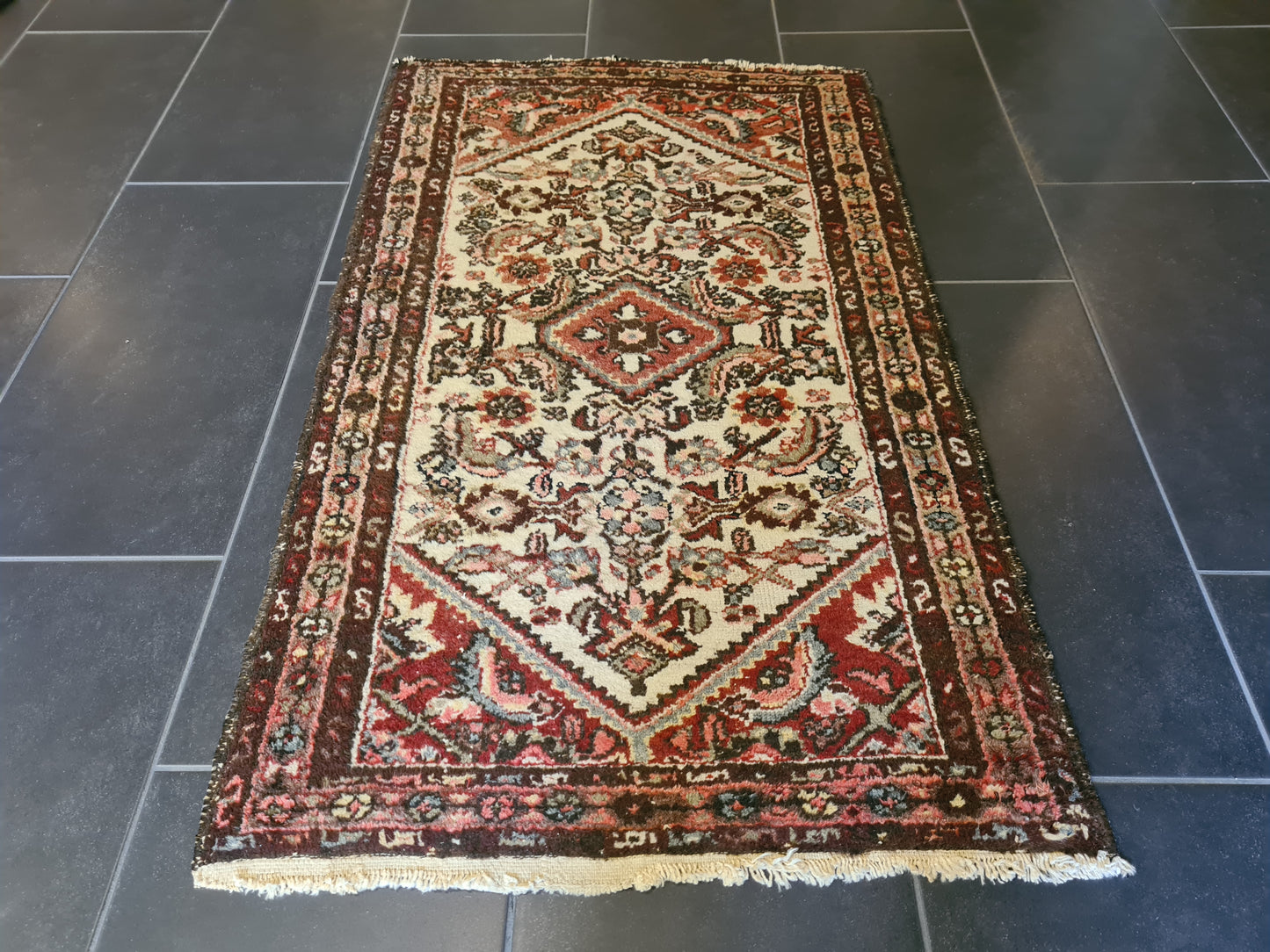 Antiker Handgeknüpfter Perser Teppich Malaya Orientteppich 121x71cm