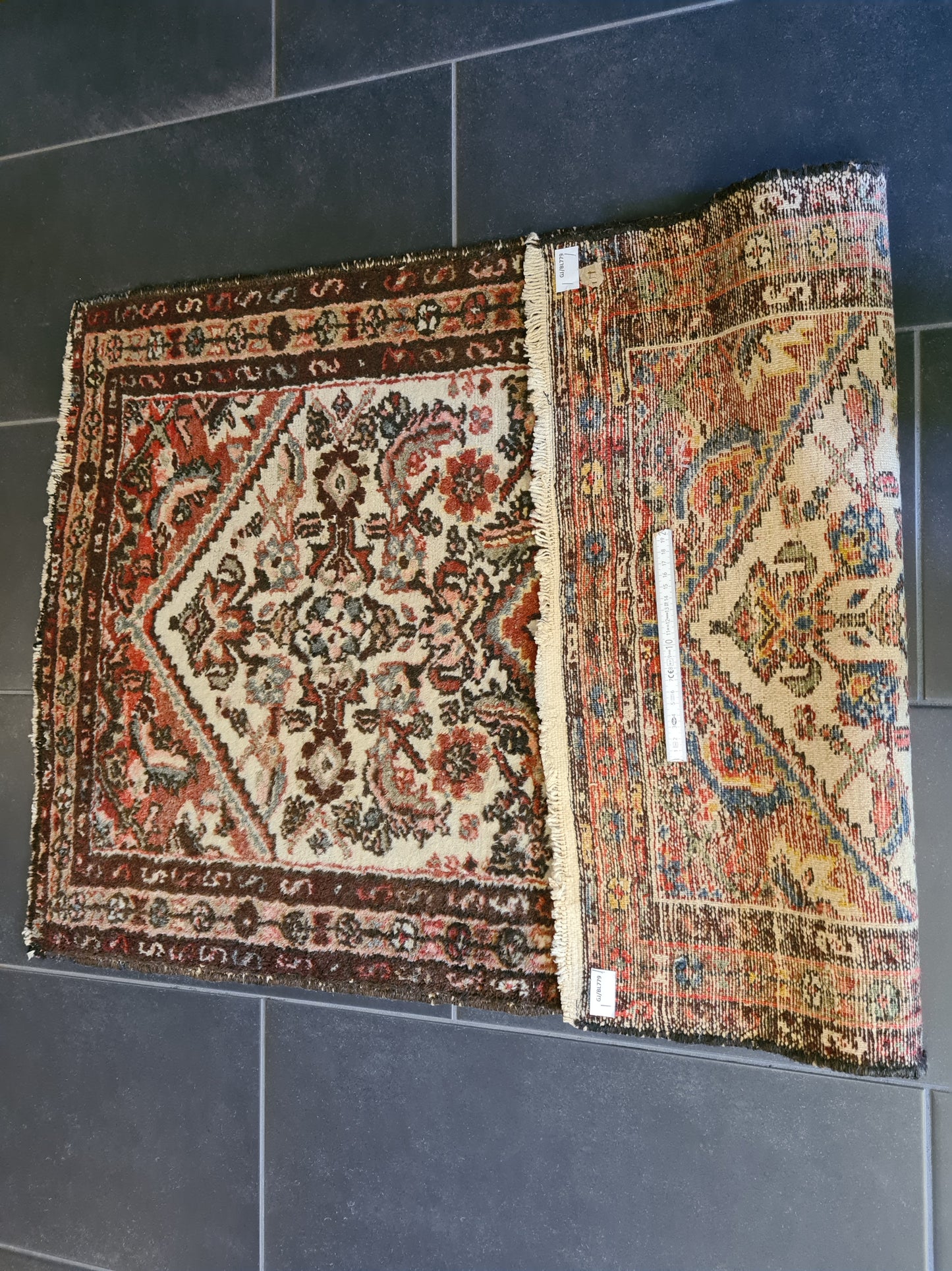 Antiker Handgeknüpfter Perser Teppich Malaya Orientteppich 121x71cm