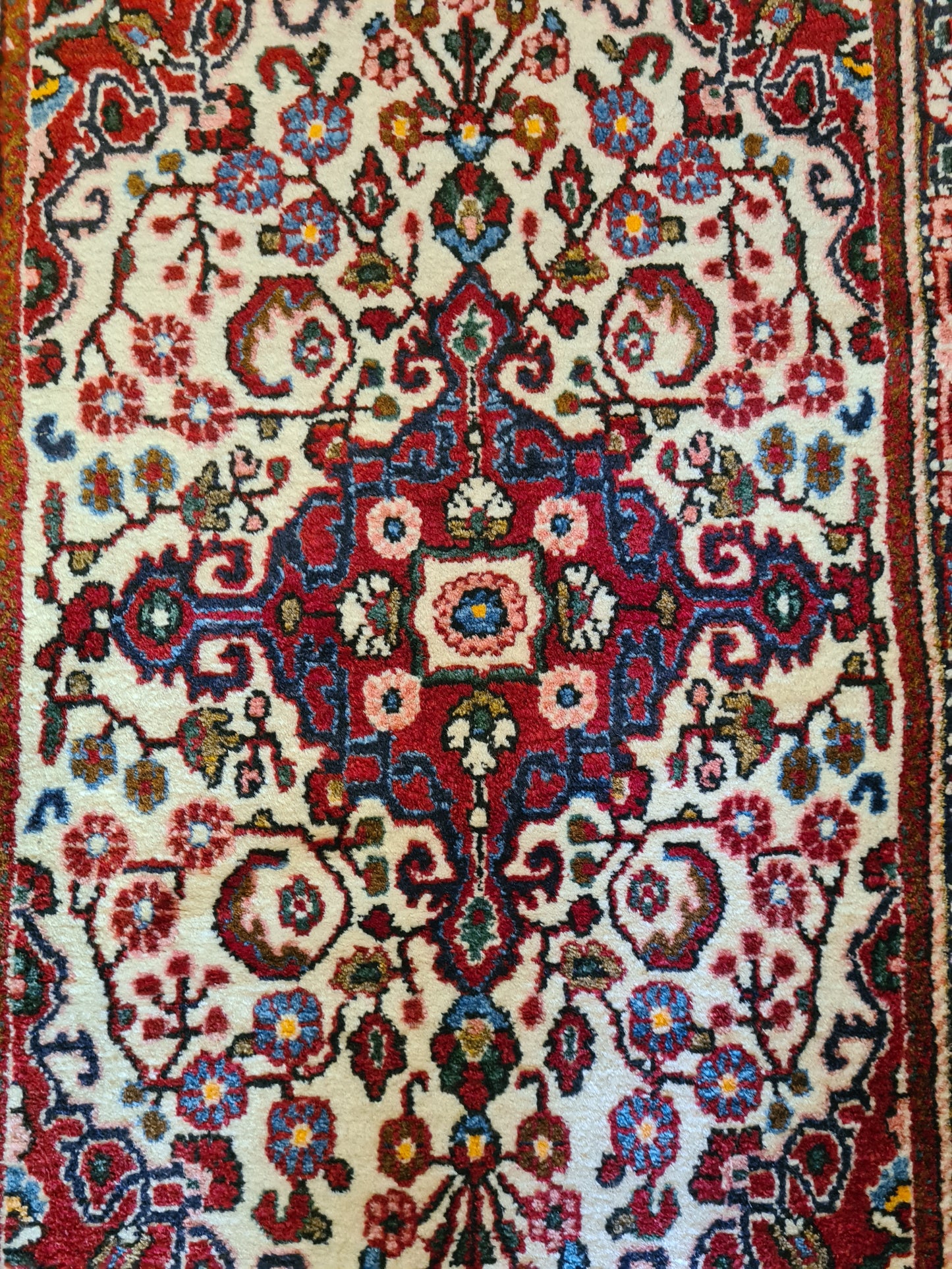 Antiker Handgeknüpfter Perser Teppich Orientteppich Malaya 96x63cm