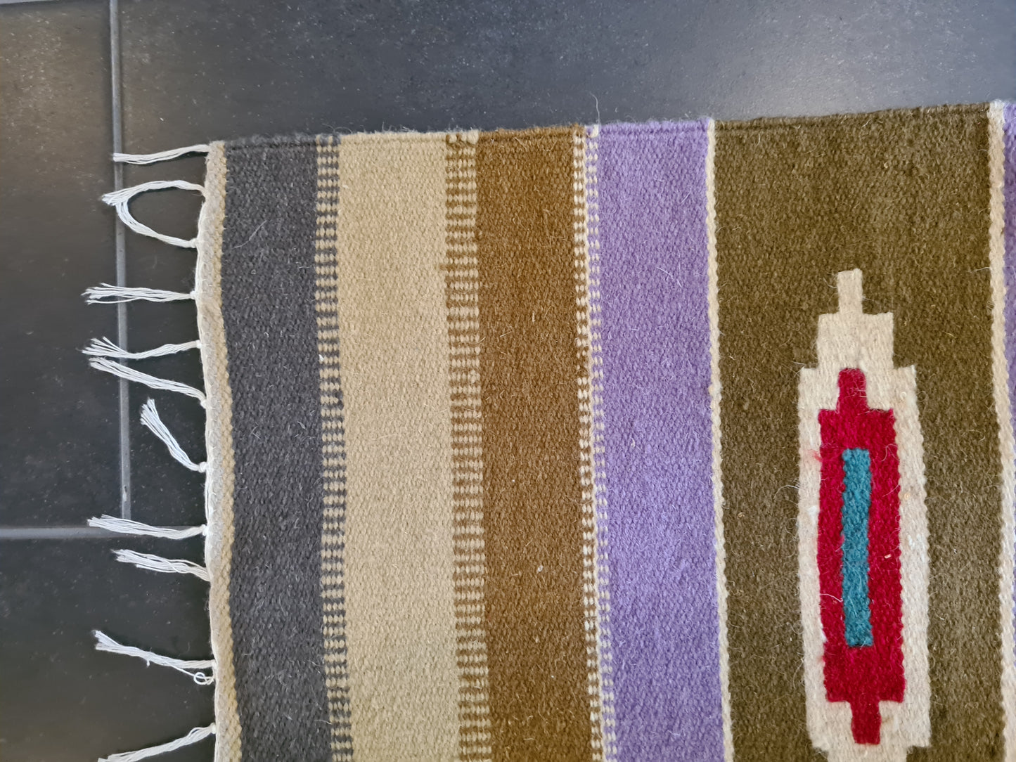 Feiner Handgeknüpfter Kilim Teppich Moderner Orientteppich Kelim 139x76cm